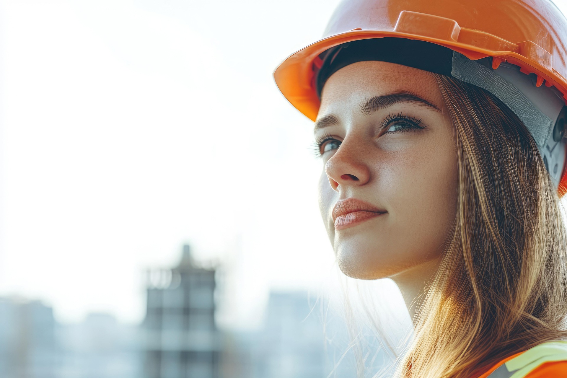Site compliance professional in hard hat